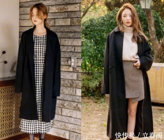 棉袄|冬天如果你穿腻了棉袄,试试这样大衣搭配,不失温暖又给气质加分