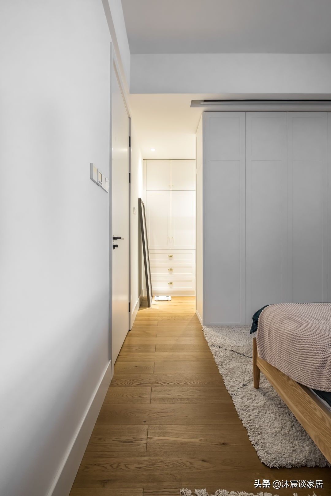 帽间|向往田园生活的夫妻俩,把家装得清爽大方,还有让人快乐的大阳台