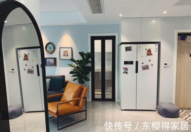主卧|晒我89平米新家，一进门是餐厅，设卡座实用又漂亮，这样装真明智