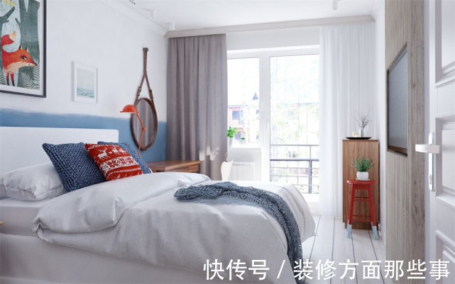 玄关|110平简欧风三居室，温柔的浅色+鲜明亮色的融合温馨不失活力