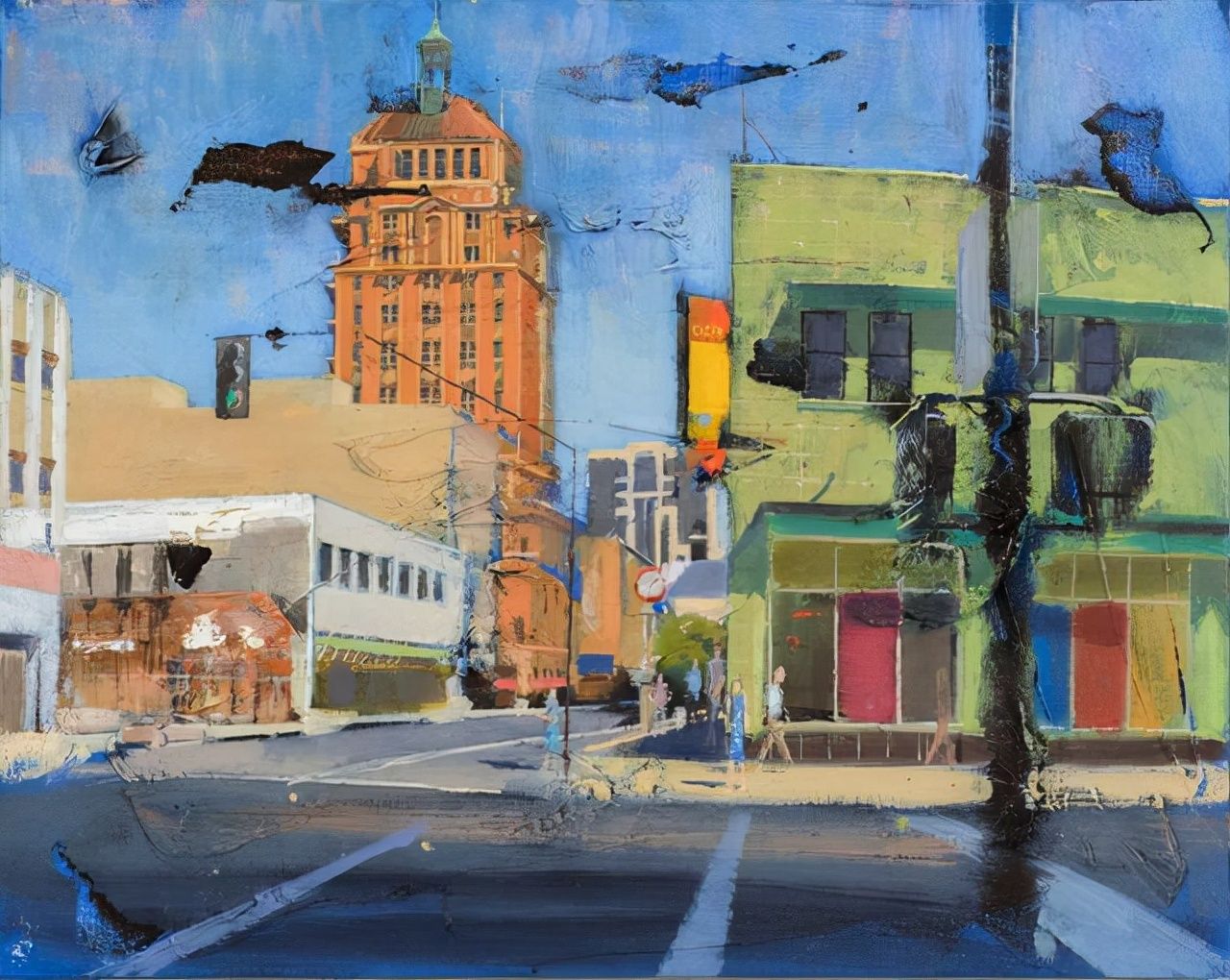 朦胧@他的画面中仿佛加上了一层滤镜！充满动感与朦胧美