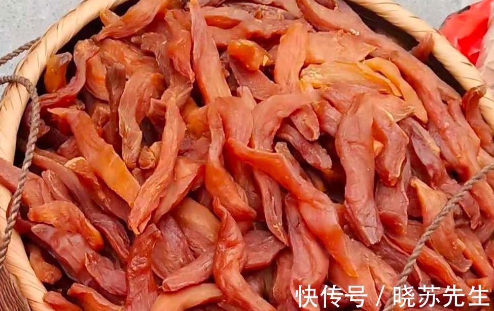 晒红薯干,牢记这2个小技巧,红薯干红润不干硬,香甜软糯