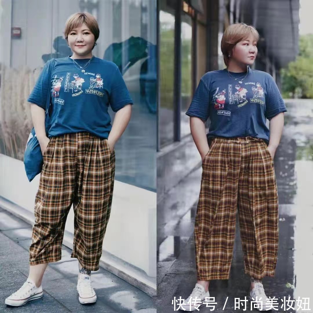 体重|时髦与体重无关,"150斤"博主靠穿搭重新定义胖子,太洋气了