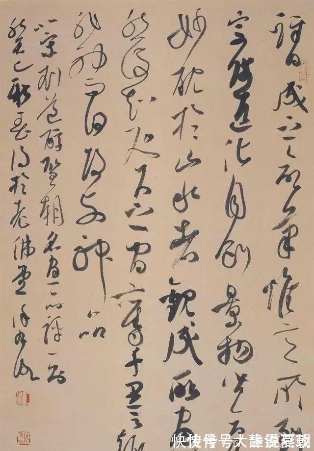 兰亭奖@他的草书跌宕起伏,大气磅礴,技法高超,曾获第六届兰亭奖