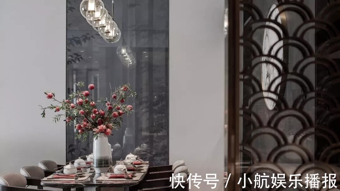 效果图|118平现代中式风格装修效果图淡雅空间魅力四射