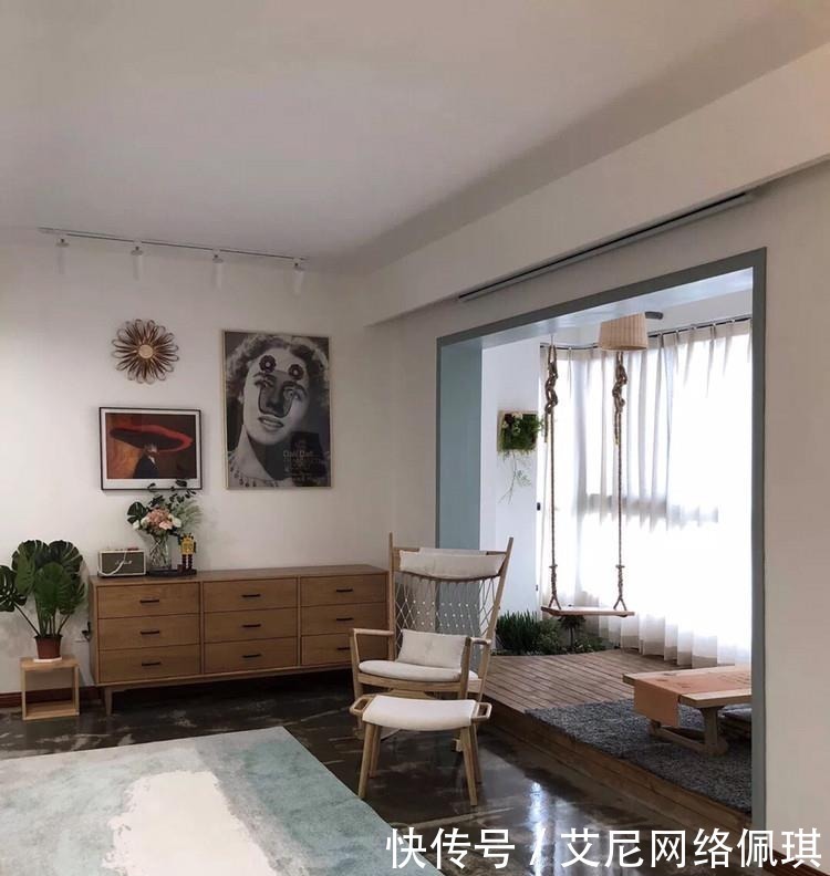 林女士|聪明主妇巧装95㎡小宅:阳台加了一面墙,却让家里处处有惊喜!