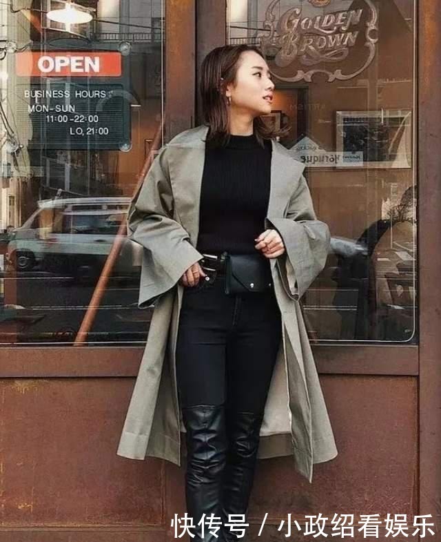 博主|小个子女生秋冬怎么穿?学这位日系博主的“显高”穿搭,时尚优雅