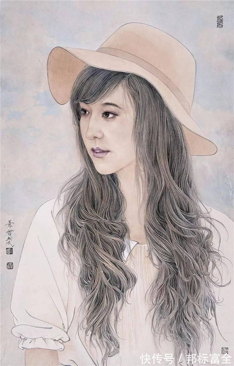 崔景哲！崔景哲：当古典美遇上工笔画，春风拂面惊艳四方