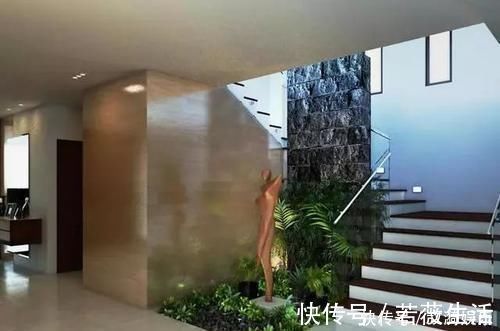 休闲|同样是楼梯,别人家装成漂亮小花园还带鱼池,你家却用来储物