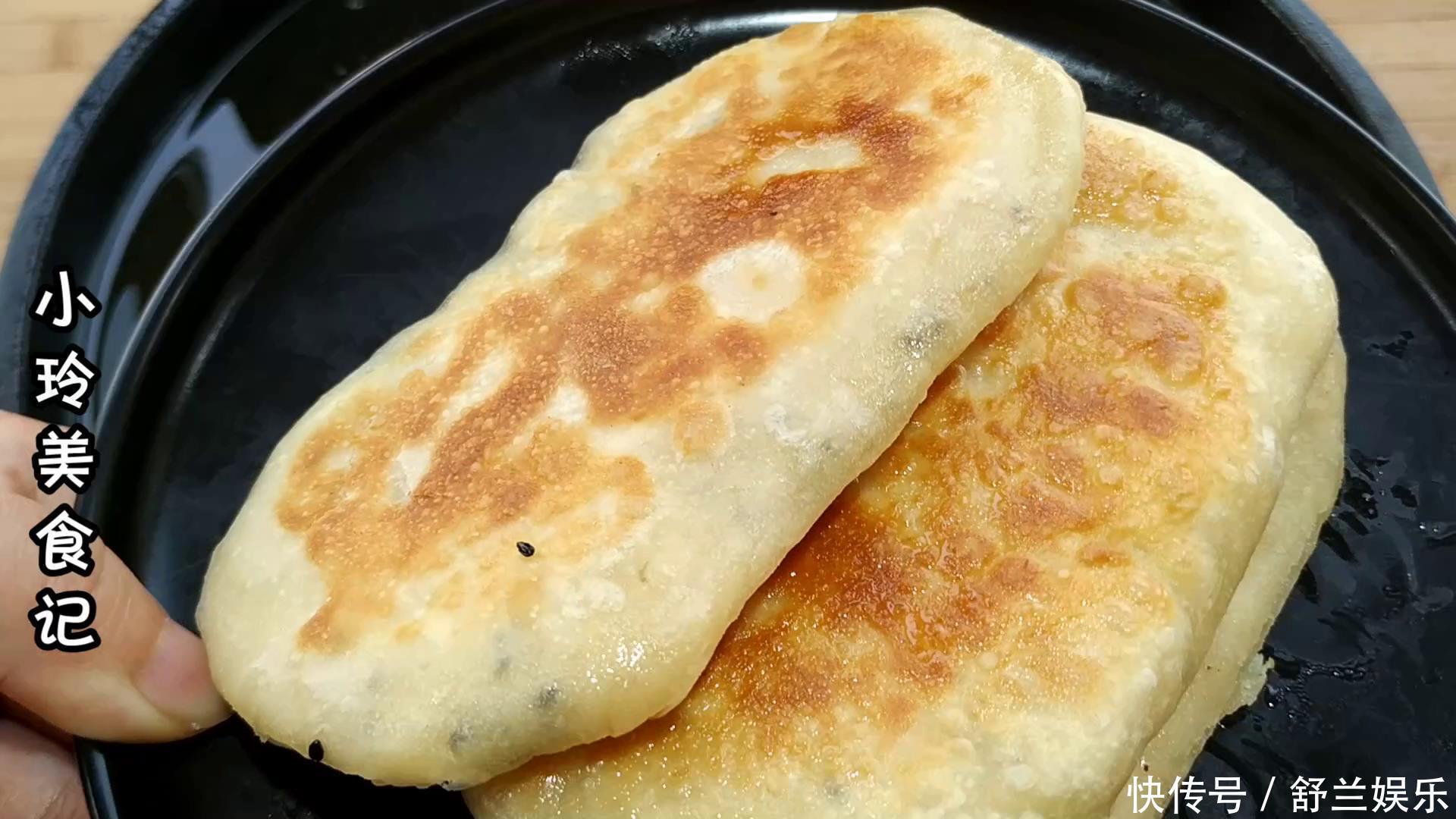 教你牛舌糖酥饼的做法,层层酥脆,咬一口直掉渣,比卖的还好吃