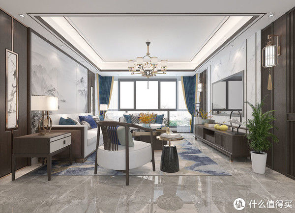 改造|深圳夫妻的精装房改造，客厅把我迷住了，新中式风，非常显高级感