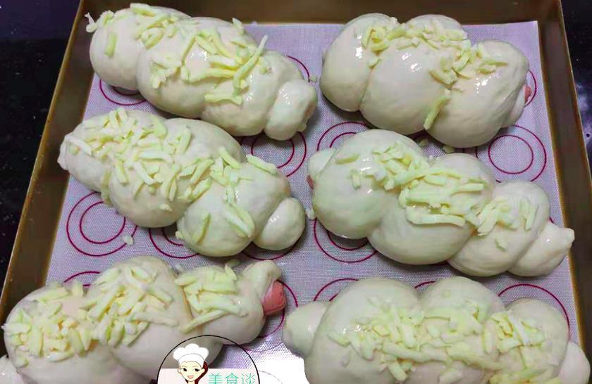 火腿芝士包早餐包做法,比蛋糕简单,全家人都喜欢,满满都是料