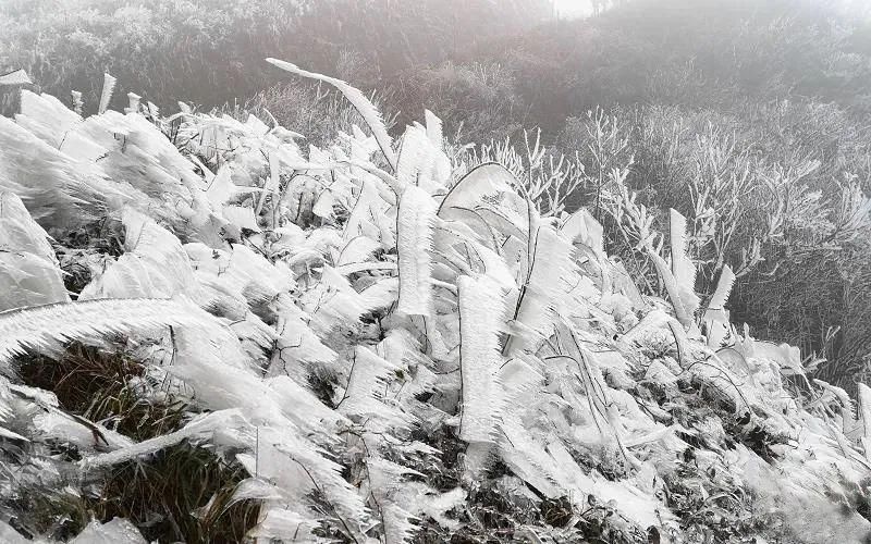 堪称|麻阳西晃山，雪中之景堪称奇峰异景