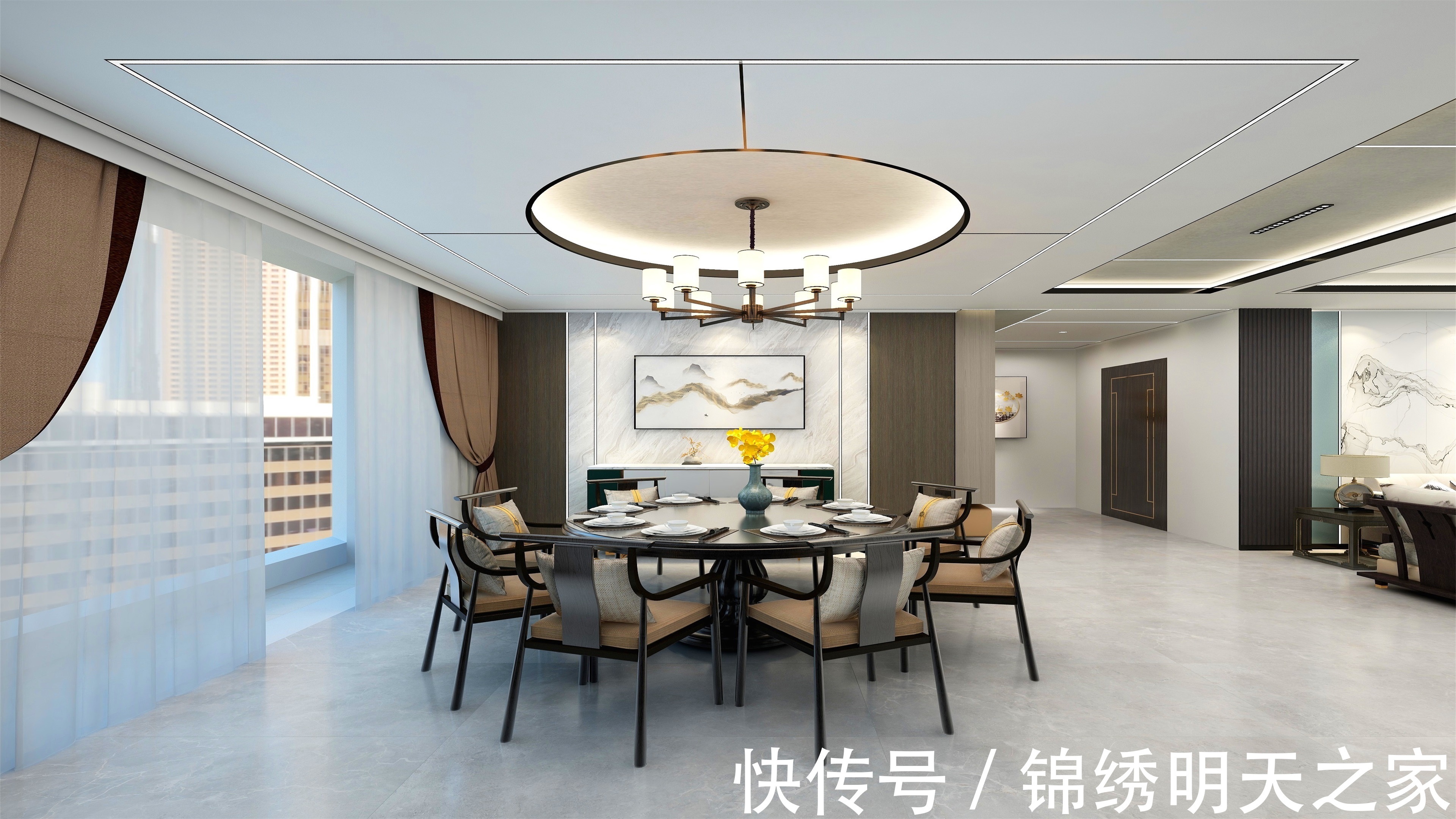 中式风格|中式经典与现代元素的搭配,演绎东方美学