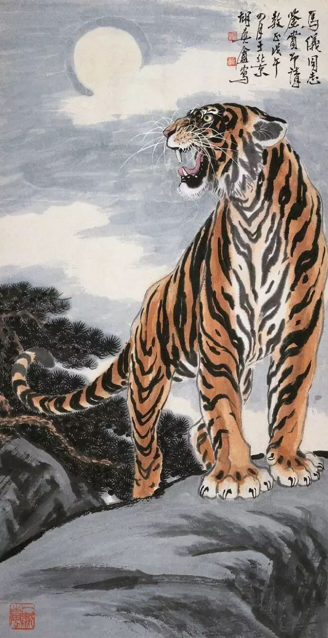 胡爽庵|“被埋没的画虎大师”胡爽庵 作品欣赏