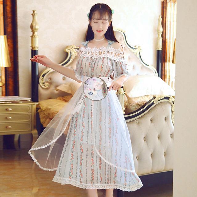 泡泡袖 古色古香中国风改良裙,简直是古风爱好者的福利,太仙了