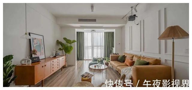 客厅|85㎡复古两居室,文艺气息浓厚,放眼望去家里全是美景!