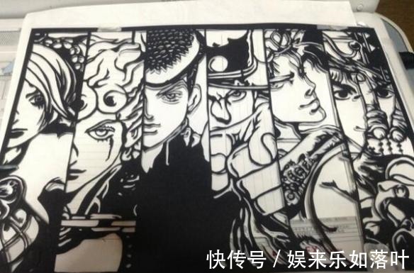 艺术家|日本艺术家做JOJO剪纸,吉良吉影完美还原,乔鲁诺更让人惊艳