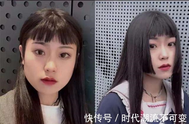脸型 发量少还“脸大”的女生适合啥发型六款五五分短发,显瘦显发量!