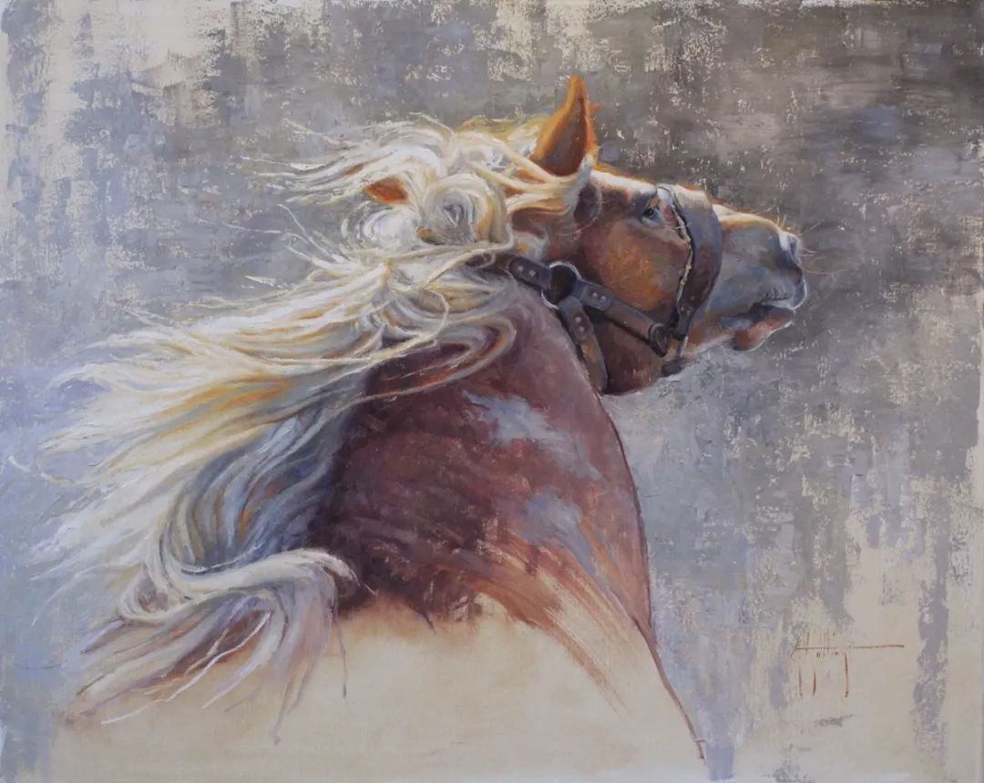 画家|美国90后美女画家,画马堪称一绝!