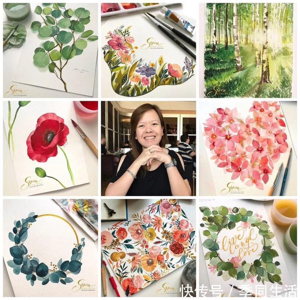 笔尖&美爆！70张超简单小清新的水彩手账，你想要的都在这里！收藏这篇就够了！