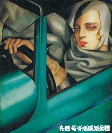 叔母$开绿色布加迪的自画像:奢华与美貌的极致,一生放荡不羁的女画家