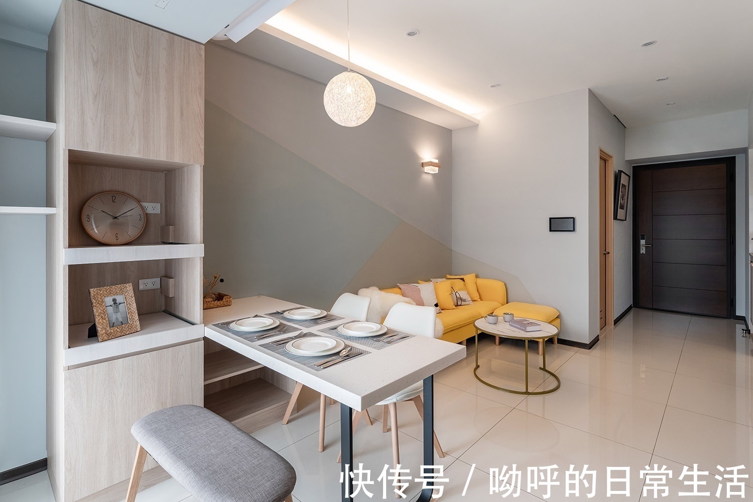 层板|36㎡, 台湾小户型,简洁又清新!