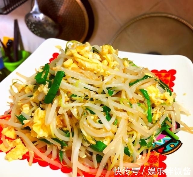 豆芽|家常做法韭菜豆芽炒蛋,炒出来就是下饭