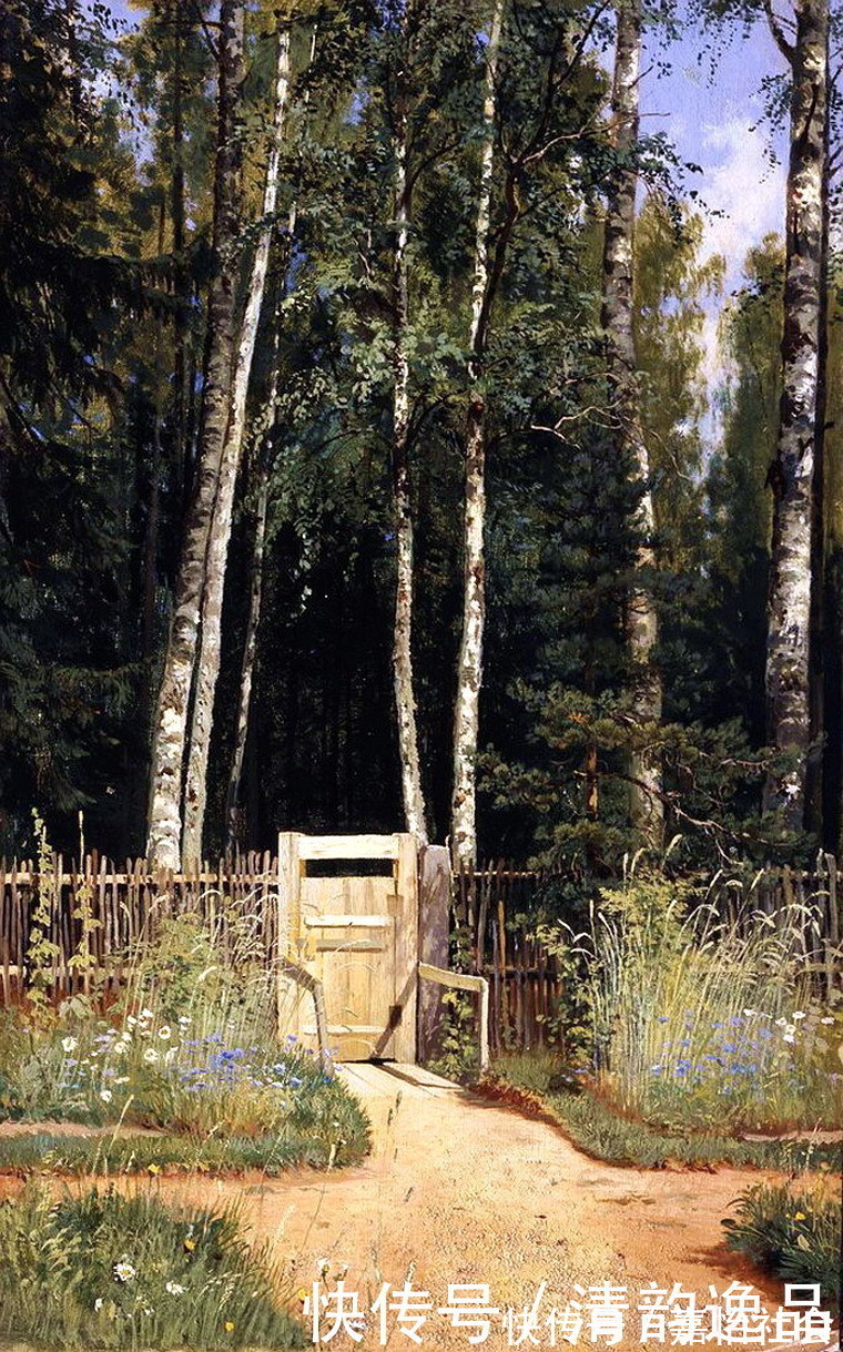 油画&俄罗斯油画大师,伊凡·伊凡诺维奇·希施金,风景油画作品选集