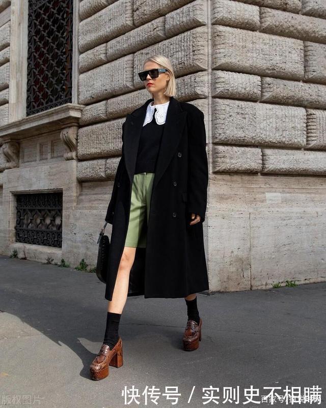 黑色大衣别乱搭，内搭选择这五款，时髦有型更显高级范