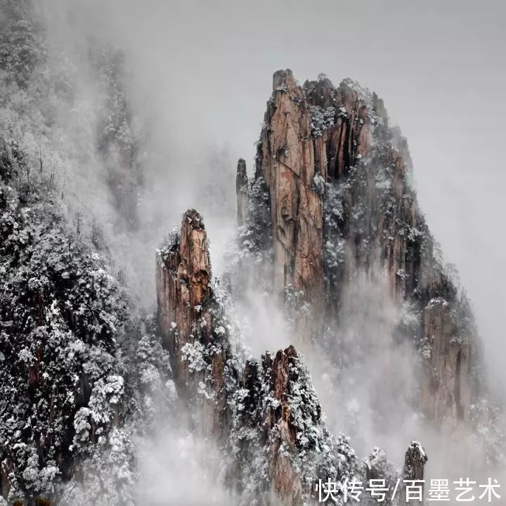 黄山风景区|央视航拍雪后的黄山，犹如仙境，美轮美奂