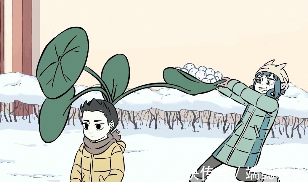 眷思量|非人哉:神仙们打雪仗各显神通,哪吒变身荷叶射手