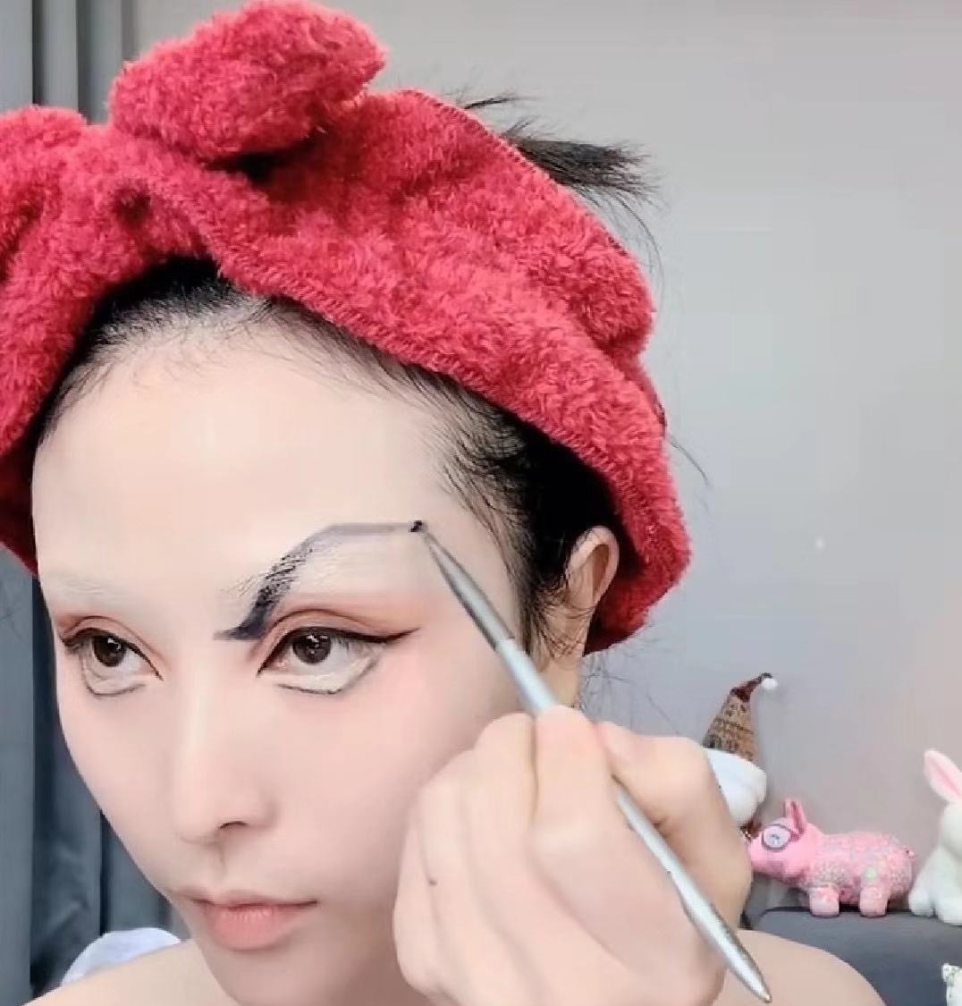 仿妆&美术生画仿妆哪吒,开头没在意,看到结局:大神,怎么拍的照?