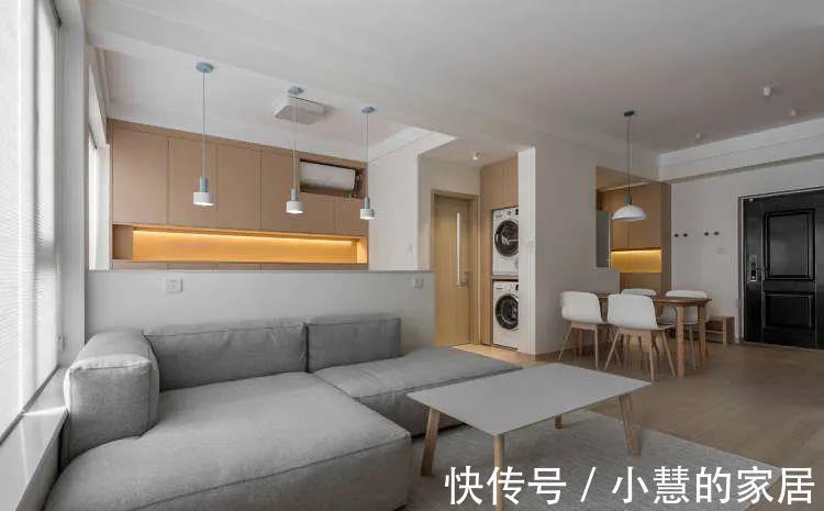 素色主义|50㎡小户型两居室，坚持素色主义，进门一眼就喜欢上了