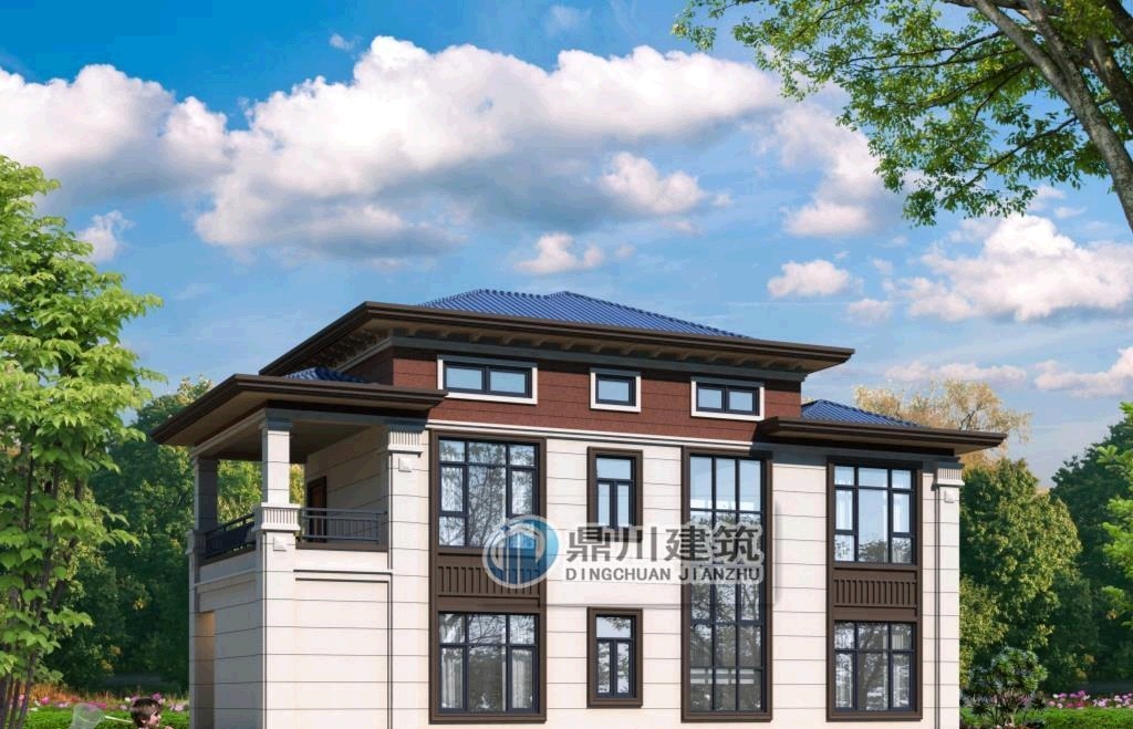 别墅|5款新中式二层农村别墅,低调大气,中式传统美永不过时