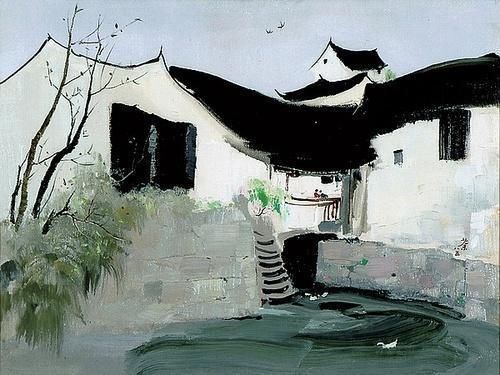 吴冠中|“中国画”吴冠中画的太好,中国画在他笔下活了起来