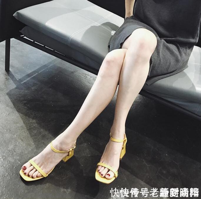 鞋面|优雅的粗高跟设计,高跟鞋五花八门,散发女人的成熟魅力