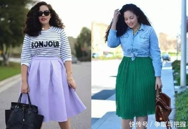 胯宽屁股大的女人,要少穿这2种款式的裙子,上身不仅显胖还显矮