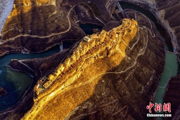 谷内的黄河|黄河出现流凌 实拍乾坤湾壮观场景