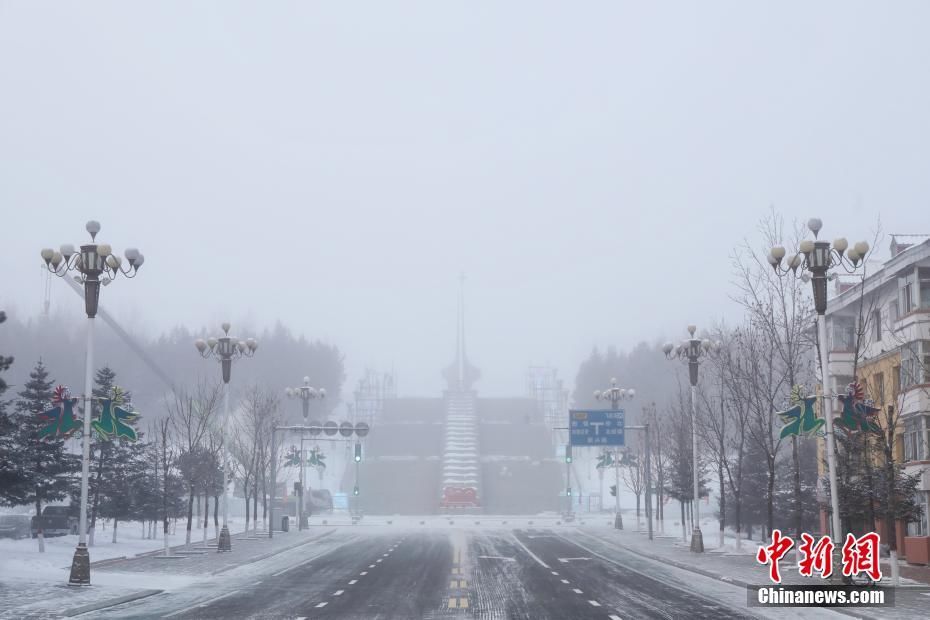 冷空气|“神州北极”漠河：极寒-43.5℃ 冰雾罩城