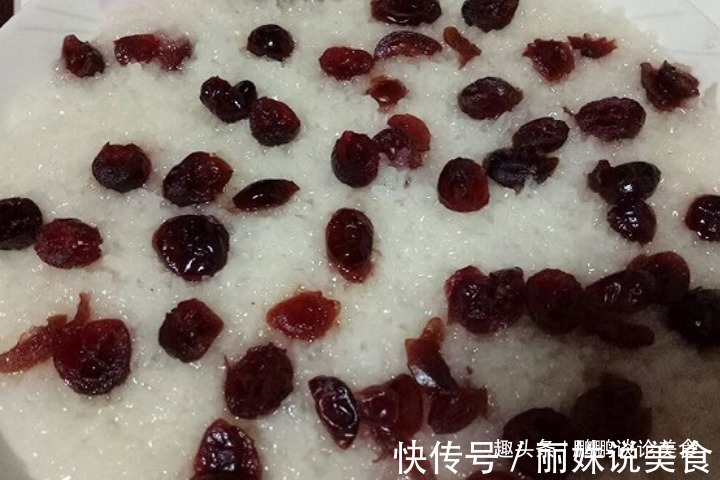 家常糯米糕做法,蔓越莓糯米糕,软糯可口,营养美味,做法又简单