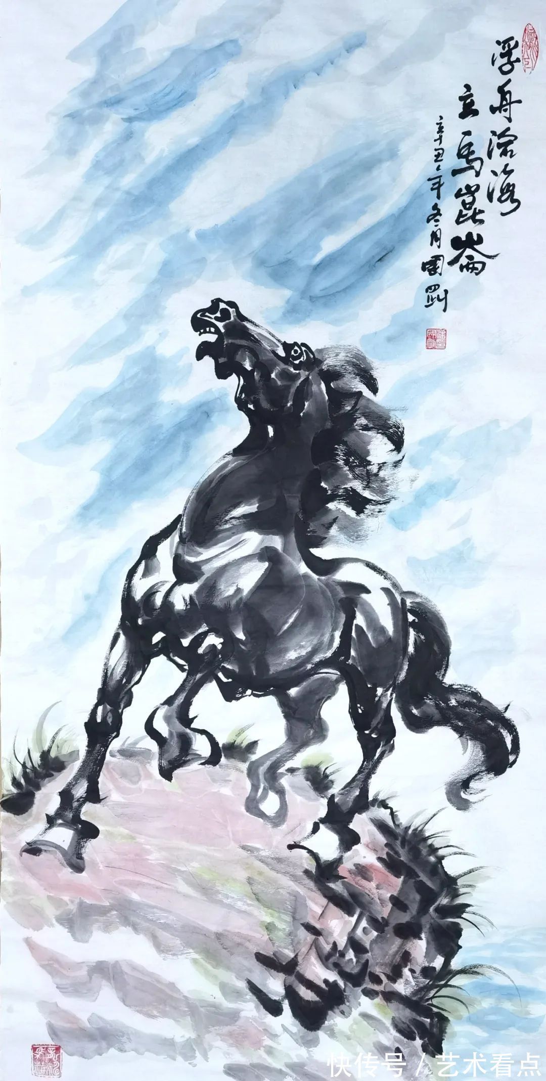 八骏雄风&【瑞虎迎春·福马贺岁】著名福马画家潘国刚老师优秀作品展