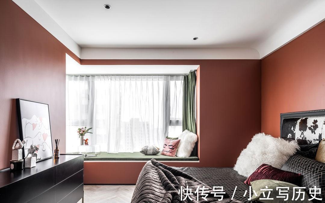业主|红绿色搭配出雅致空间,热情活泼又张扬,不失自由和浪漫