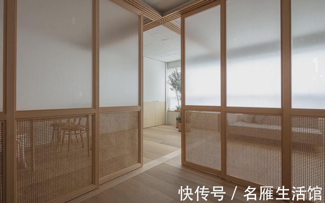 折叠门|82㎡都是智慧,拆除全屋隔墙,吊轨门切割空间,多出来5㎡储藏室