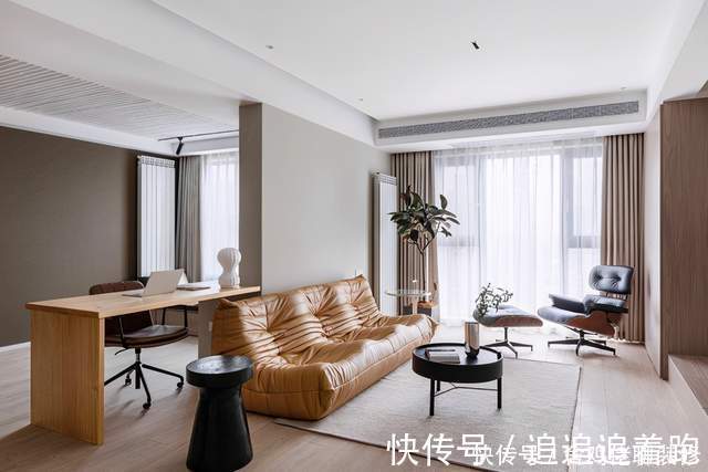 更上一层楼|87㎡小三居也有大开间,这才是家中的高级场面,简约而不简单