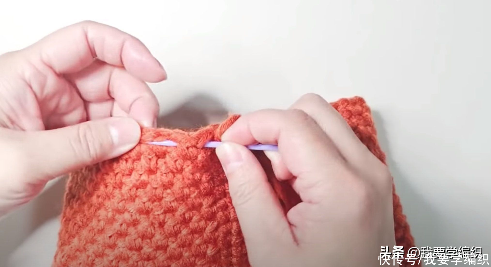 冬天来一款这样的暖帽,护耳辫子帽编织教程,重返你的少女时代