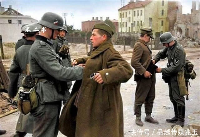 俘虏的波|彩色老照片:直击苏德夹击下的波兰,被俘波军士兵眼中满是离殇