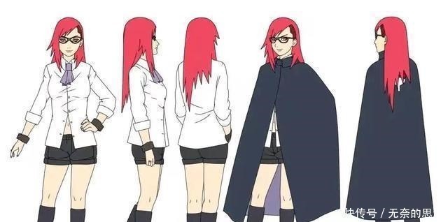 佐良娜|网友分享博人传里的妹子长大之后的形象，班长太美了！