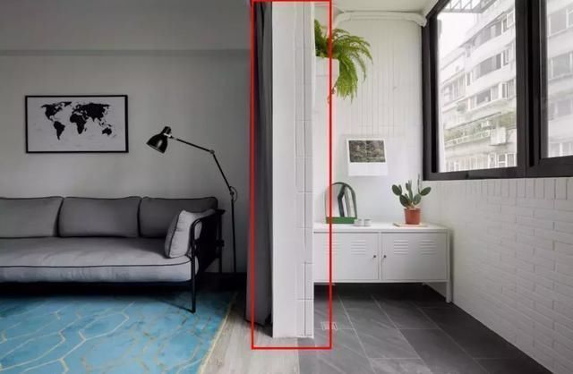 地砖|客厅连接阳台,要不要装隔断门?幸好我精明,一锤下去赚了好几万