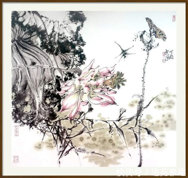 「画作欣赏」忘记烦恼,活出快乐,画家秦英豪作品欣赏